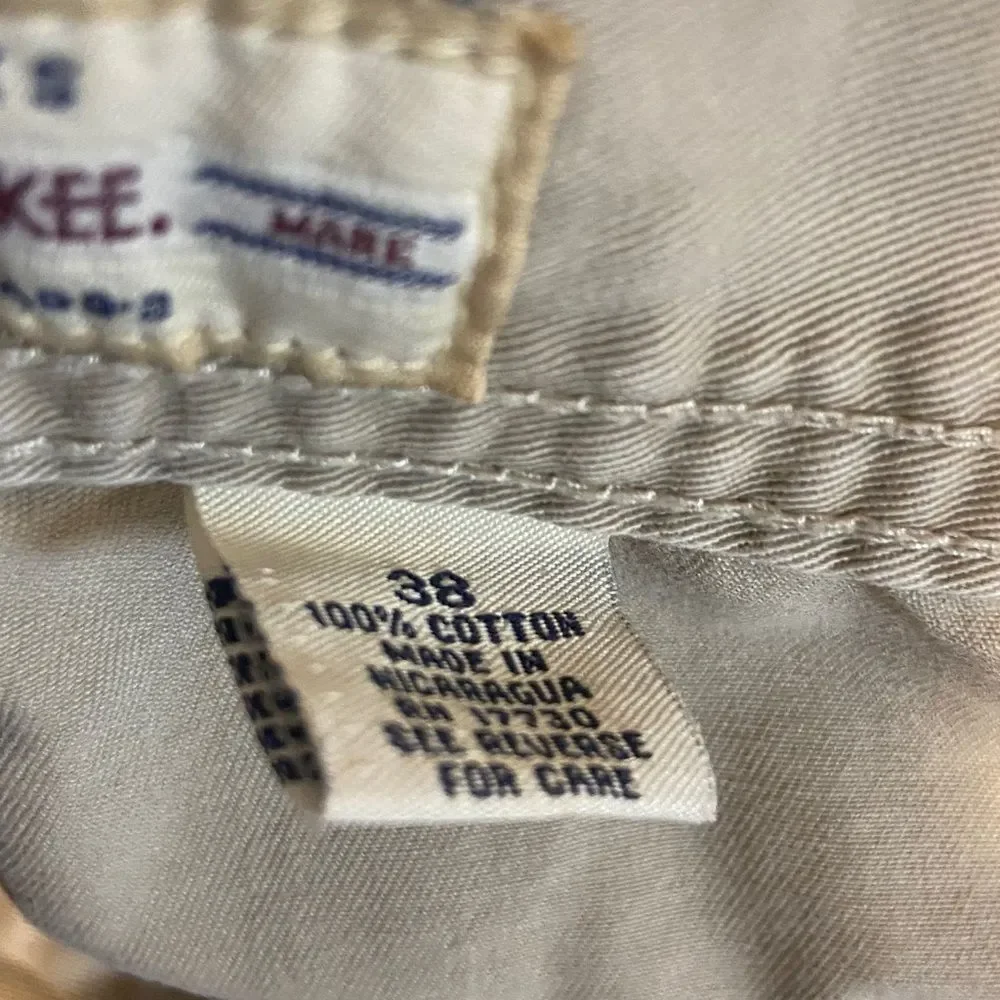 ‼️FINAL ‼️Cherokee Men's Tan Cargo Shorts with Utility Loop Cotton 💯 Size 38